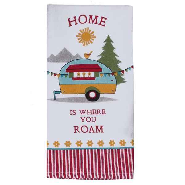 Camping Life Terry Kitchen Towel, 16