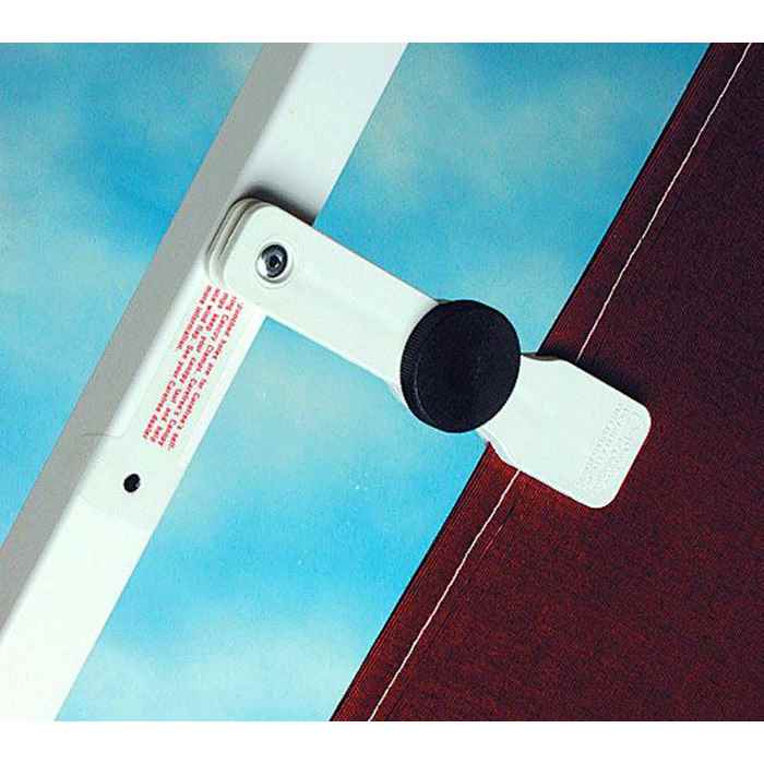 Carefree Awning Fabric Clamp, White - Young Farts RV Parts