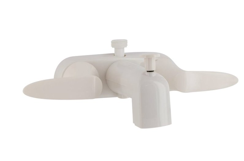 CATALINA 4" TUB/SHOWER FAUCET, WH - Young Farts RV Parts