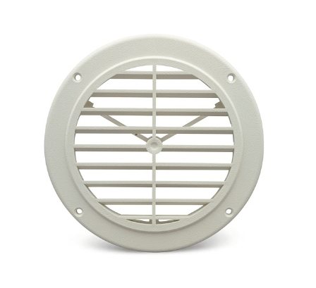 Ceiling Grill No Damper White - Young Farts RV Parts