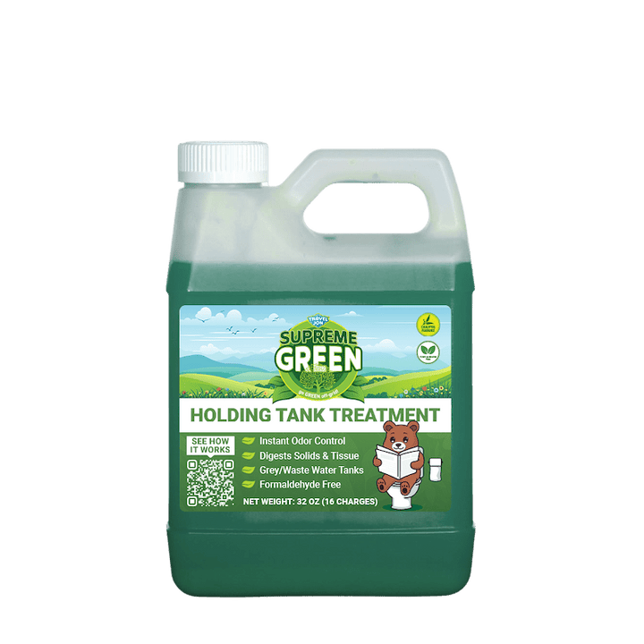 Century Chemical 20132 - CL Travel Jon® Supreme Green Waste Holding Tank Treatment - 32 Ounce - Young Farts RV Parts