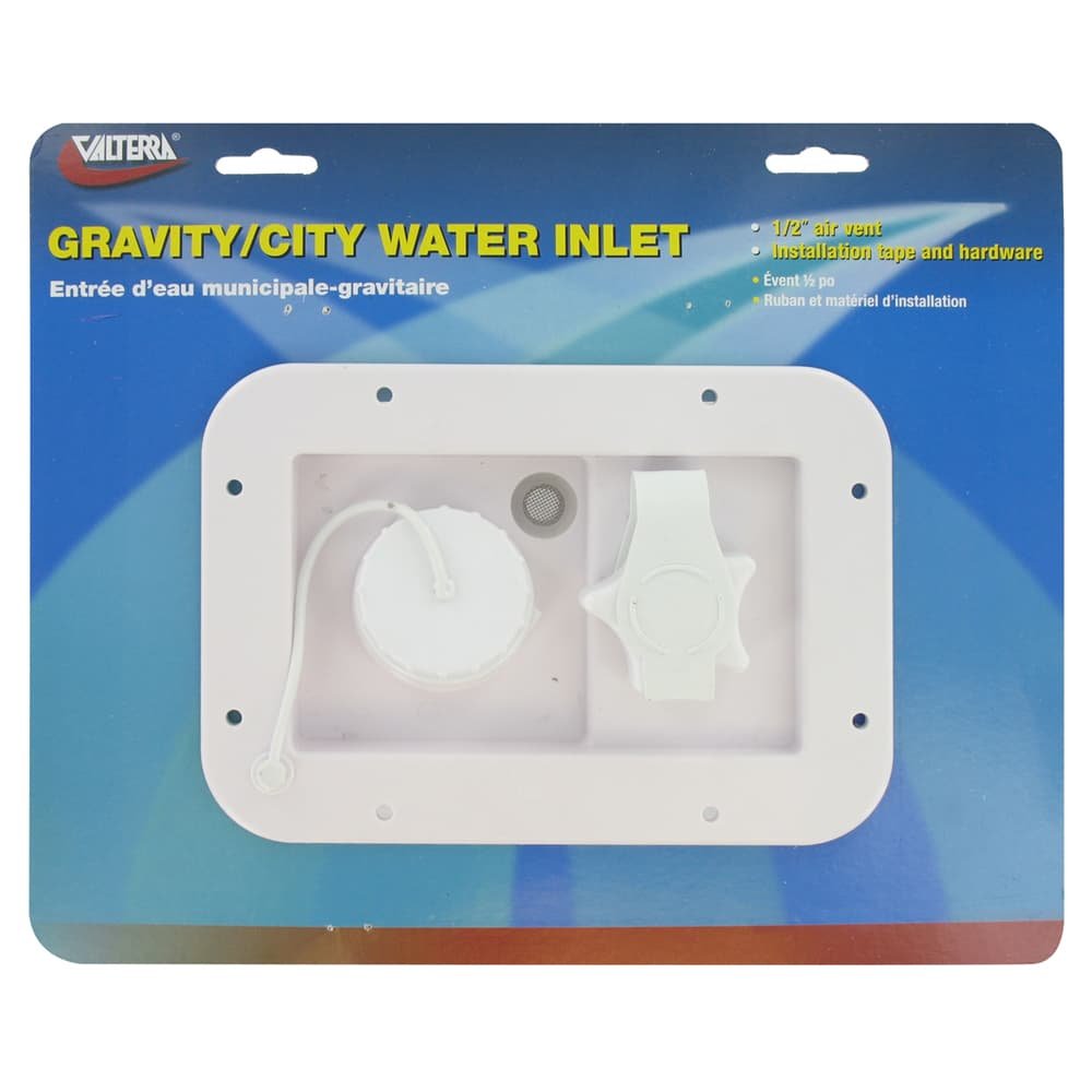 City/Gravity Water Hatch w/o Door White - Young Farts RV Parts