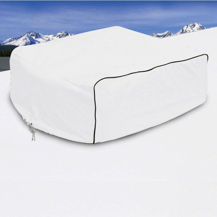 Classic Accessories 77420 Air Conditioner Cover (DuoTherm Briskair & Quick Cool) - White - Young Farts RV Parts
