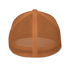 Young Farts Looks Better Dirty Trucker Hat in Caramel – back view