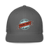 Young Farts Looks Better Dirty Trucker Hat in Charcoal – front view