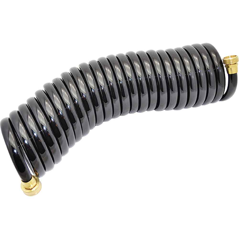 Coiled Wash Down Hose - 25' - 1/2