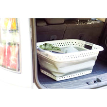 Load image into Gallery viewer, Collapsible Utility Laundry Basket White/Gray , Large - Young Farts RV Parts