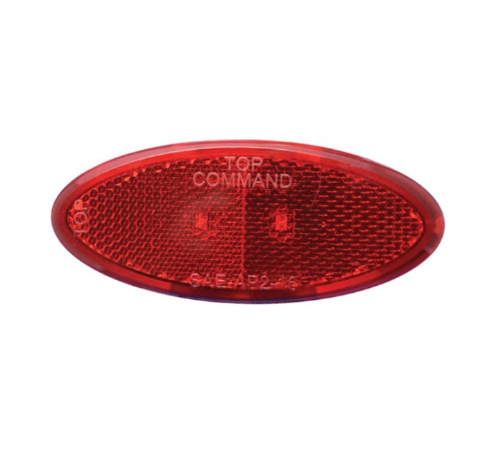 Creative Products 003 - 52R LED Oval Clearance Light, Red - Young Farts RV Parts