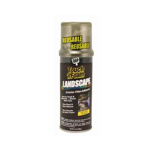 Dap 40440 12 Pack 12 oz. Landscape Exterior Filler Adhesive, Black - Young Farts RV Parts