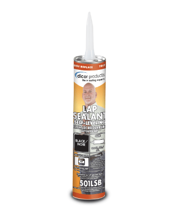 Dicor 501LSB Self - Leveling Lap Sealant 10.3 Oz. - Black (Case of 12) - Young Farts RV Parts