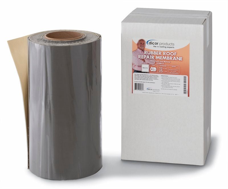 Dicor 533RM - 12 Roof Repair Tape 12" x 25' - White - Young Farts RV Parts