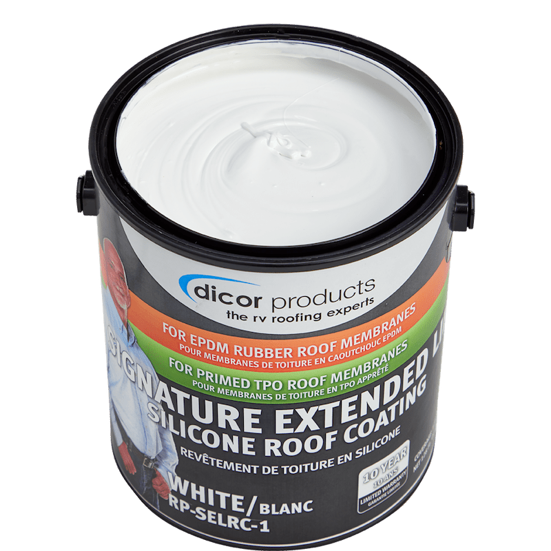 Dicor Corp. RP - SELRC - 1 Rubber Roof Coating 1 Gal. - White - Young Farts RV Parts