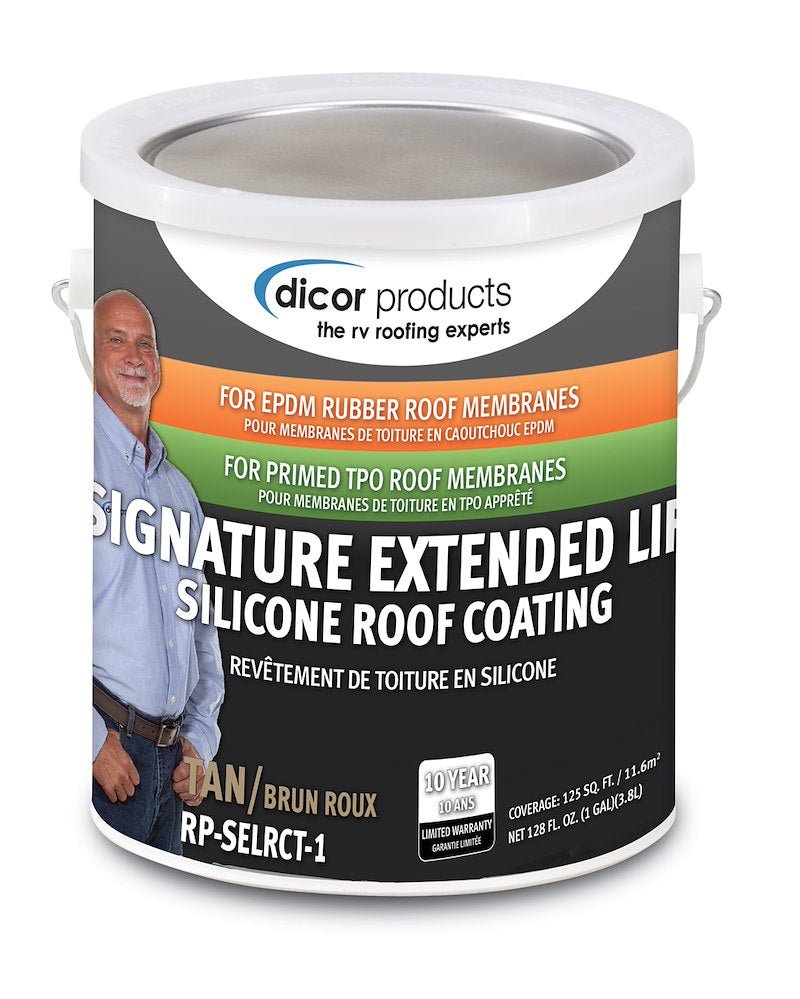 Dicor Corp. RP - SELRCT - 1 Roof Coating - Tan - Young Farts RV Parts