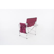 Load image into Gallery viewer, Directors Chair Burgundy w/Tray/Bag - Young Farts RV Parts