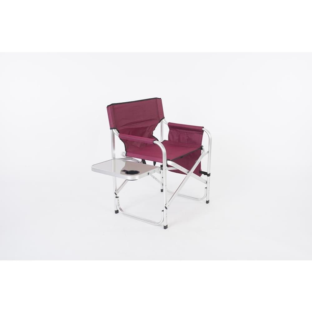 Directors Chair Burgundy w/Tray/Bag - Young Farts RV Parts