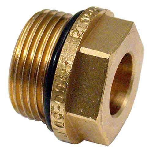 DIVERTER BONNET, OLD STYLE, BRASS - Young Farts RV Parts