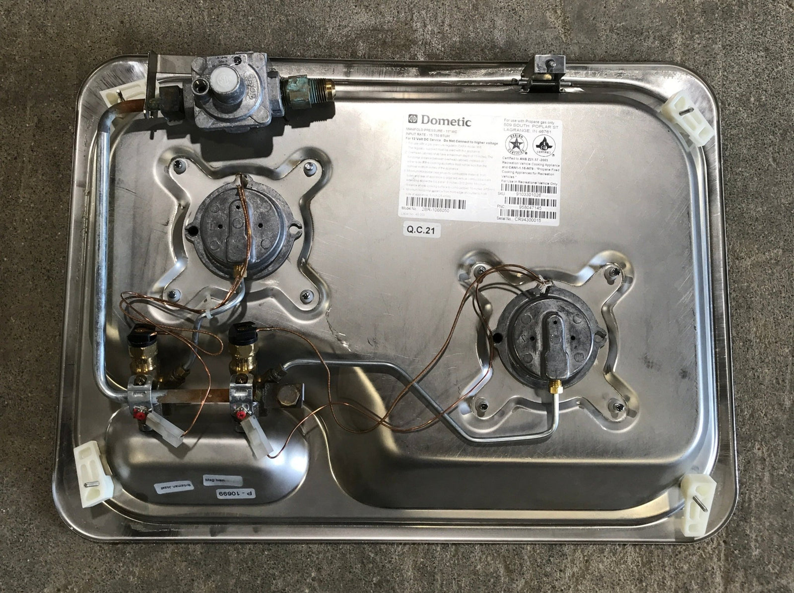 Dometic 2 Burner Cook Top 2BR - 1066050 - Young Farts RV Parts