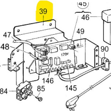 Dometic 2932759018 Refrigerator Burner Control Module Mounting Bracket - Young Farts RV Parts