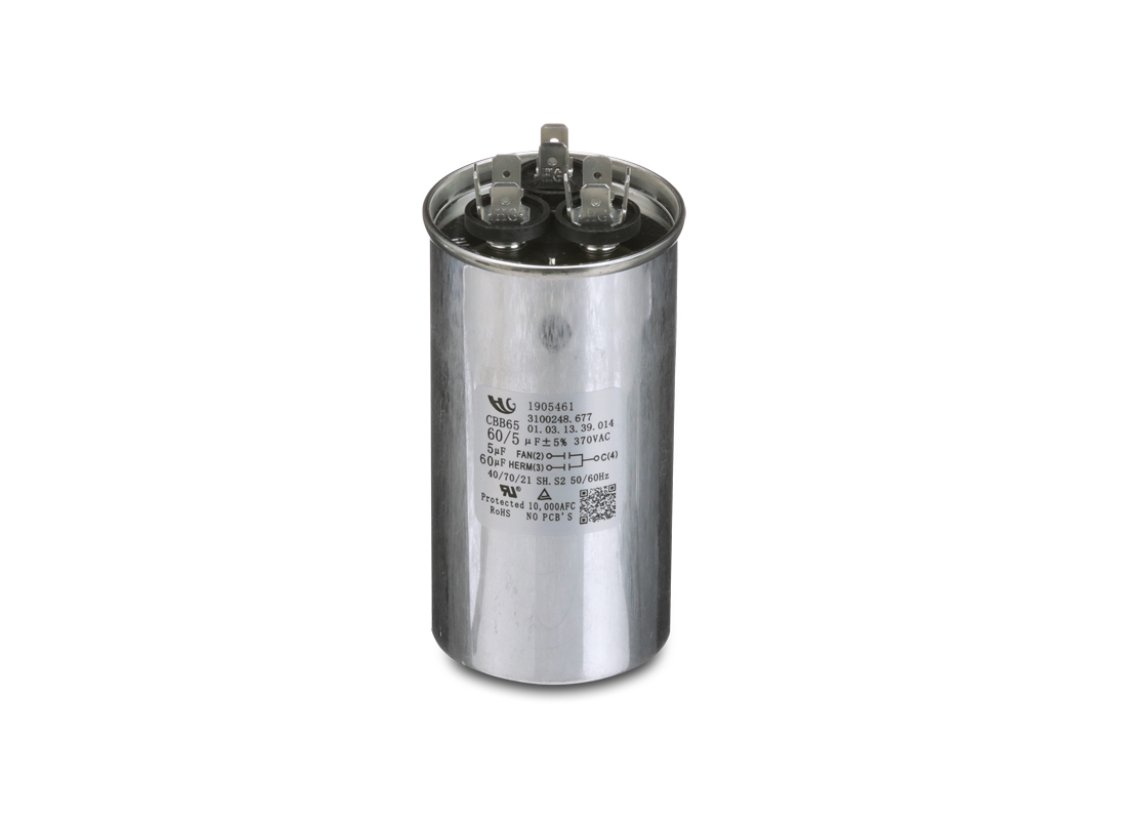 Dometic 3312195.000 Air Conditioner Motor Run Capacitor 60/5 MFD - Young Farts RV Parts