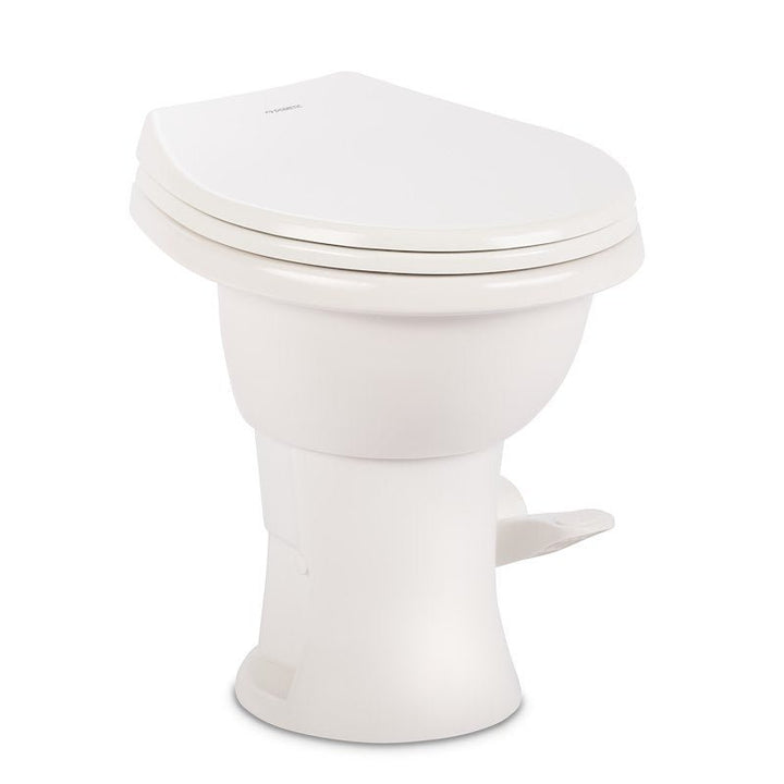 Dometic 410 Series Toilet Standard Profile White Porcelain with Pedal Flush Control 9610008259 - Young Farts RV Parts