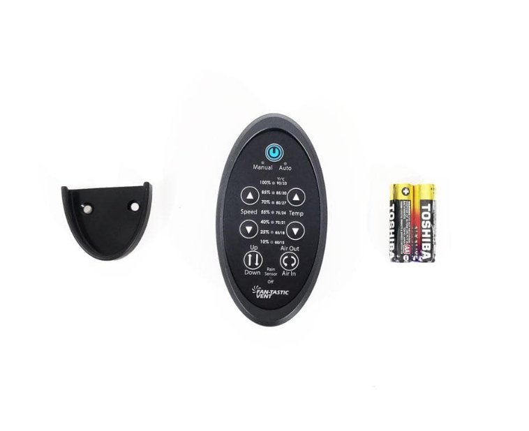 Dometic 9068 - 09 Fan - Tastic Vent Wireless Remote Control (Black) Next Generation - Young Farts RV Parts