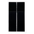 Dometic Decorative Door Panel Set (RM/RME1350) - Black Acrylic - Young Farts RV Parts