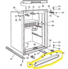 Load image into Gallery viewer, Dometic Fridge Front Rail (Beige) 2932690023 - Young Farts RV Parts