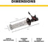 Dometic Power Awning Drive Assembly, Black - 3310423.144U - Young Farts RV Parts
