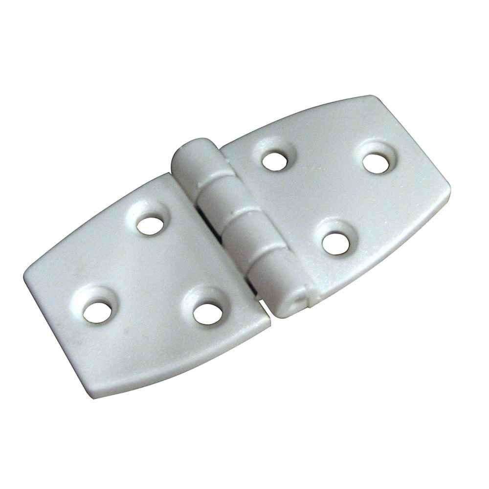 Door Hinge - White Nylon - 1 - 1/2