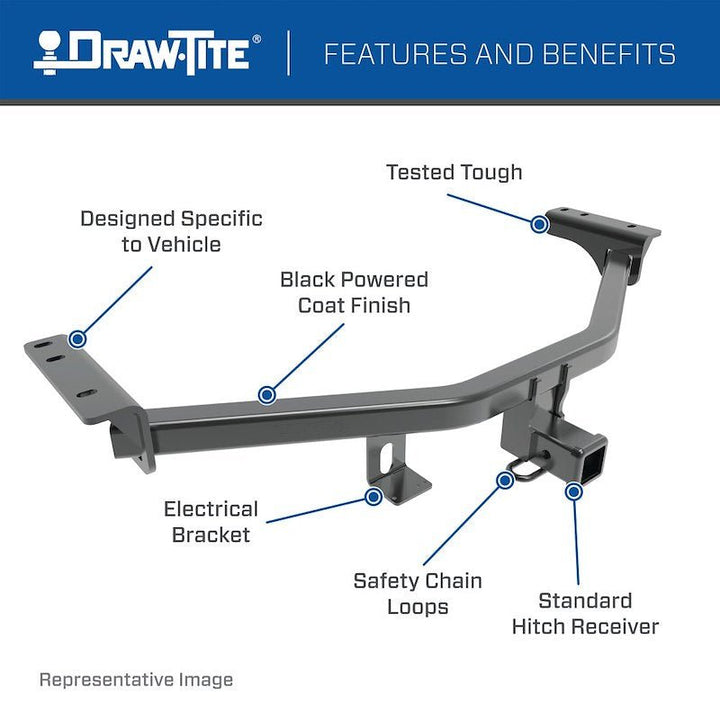 Draw - Tite 75659 Max - Frame Class III Trailer Hitch Rear *SPECIAL ORDER* - Young Farts RV Parts