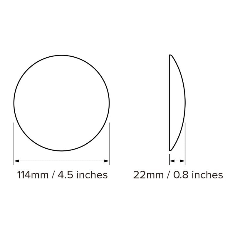 Dream Lighting RV Lights LED Dome Light 12v Interior Ceiling Light 3500K White Lighting 4.5" - Young Farts RV Parts