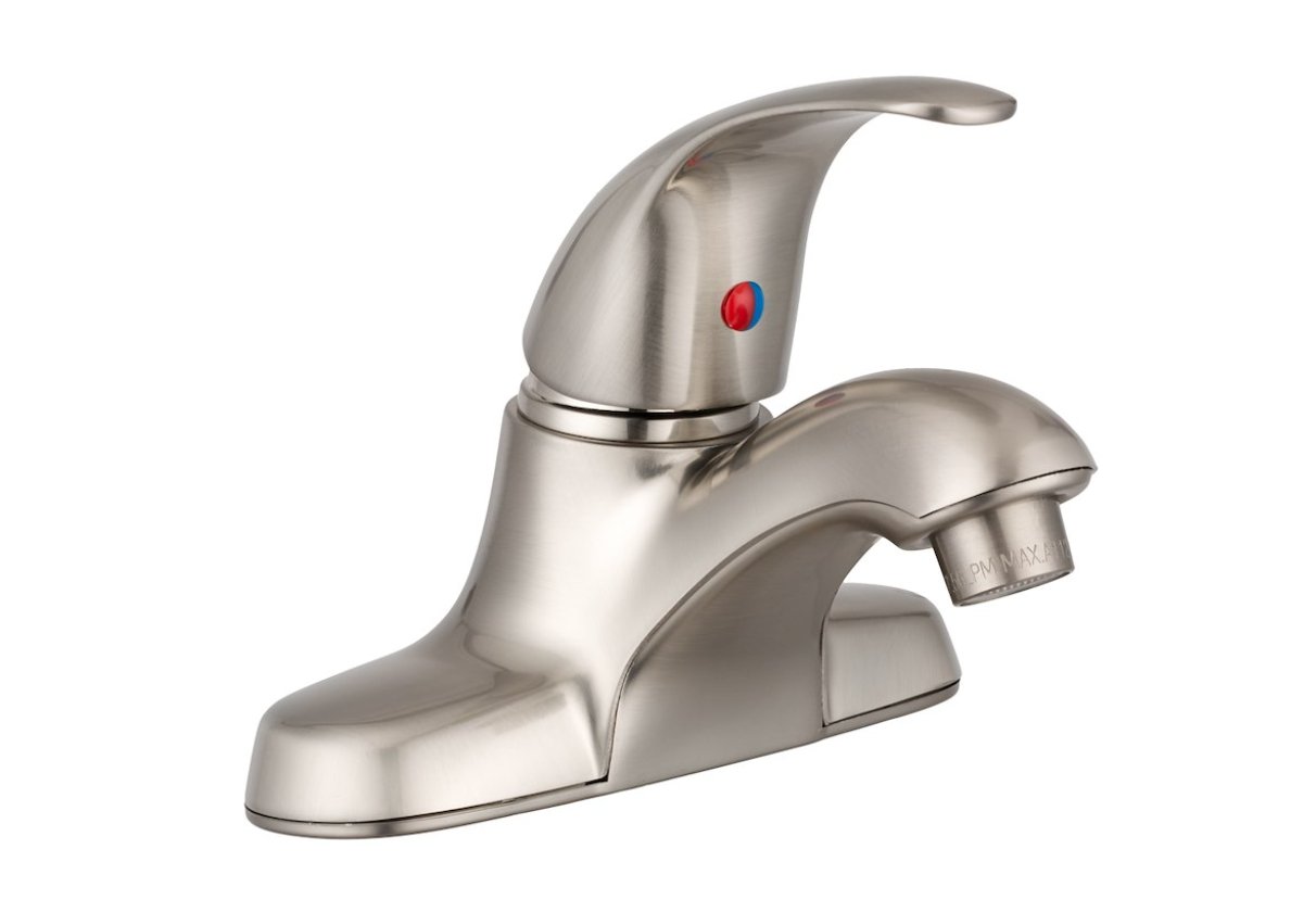 Dura Faucet DF - NML210 - SN Lavatory Lever Faucet, Satin Nickel - Young Farts RV Parts