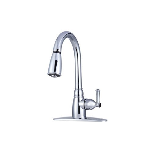 Dura Faucet DF - PK160 - CP - Dura Non - Metallic Pull - Down RV Kitchen Faucet - Chrome Polished - Young Farts RV Parts