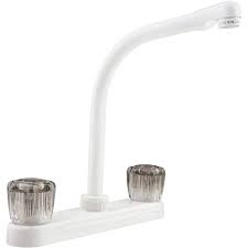 Dura Faucet DF - PK210S - BQ - Hi - Rise RV Kitchen Faucet, Bisque - Young Farts RV Parts