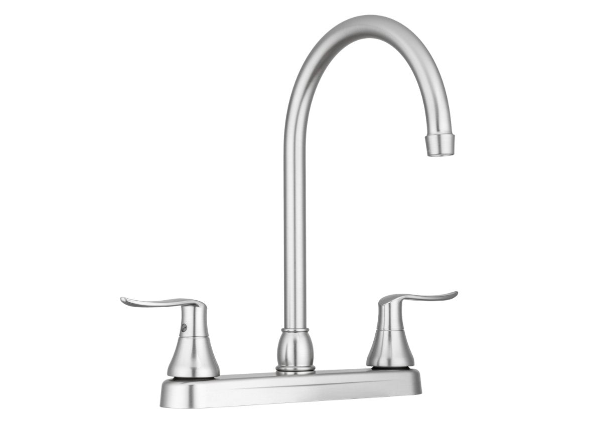 Dura Faucet DF - PK330HLH - SN Kitchen Faucet, Satin Nickel - Young Farts RV Parts