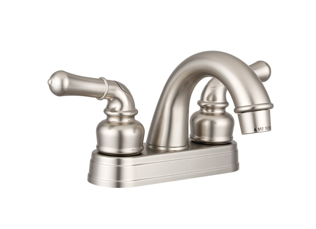 Dura Faucet DF - PL620C - SN Lavatory Faucet, Satin Nickel - Young Farts RV Parts