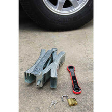 Load image into Gallery viewer, Ea - Z - Lift Wheel Stop with Wrench &amp; Lock - Young Farts RV Parts