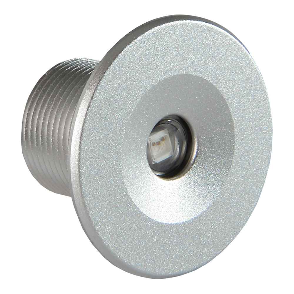 Echo Courtesy Light - Brushed Housing - White Light - Young Farts RV Parts