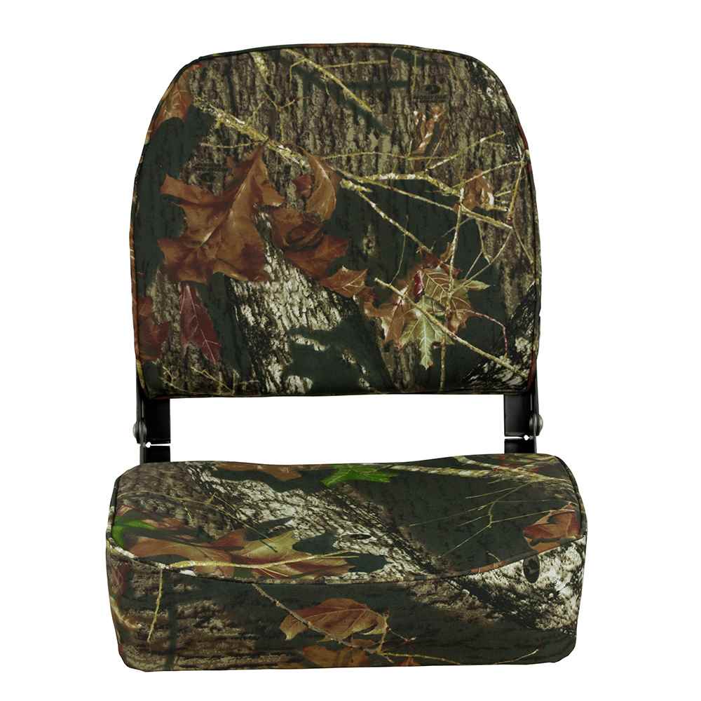 Economy Folding Seat - Mossy Oak Break - Up - Young Farts RV Parts