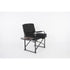 El Capitan Directors Chair Chrome Black - Young Farts RV Parts