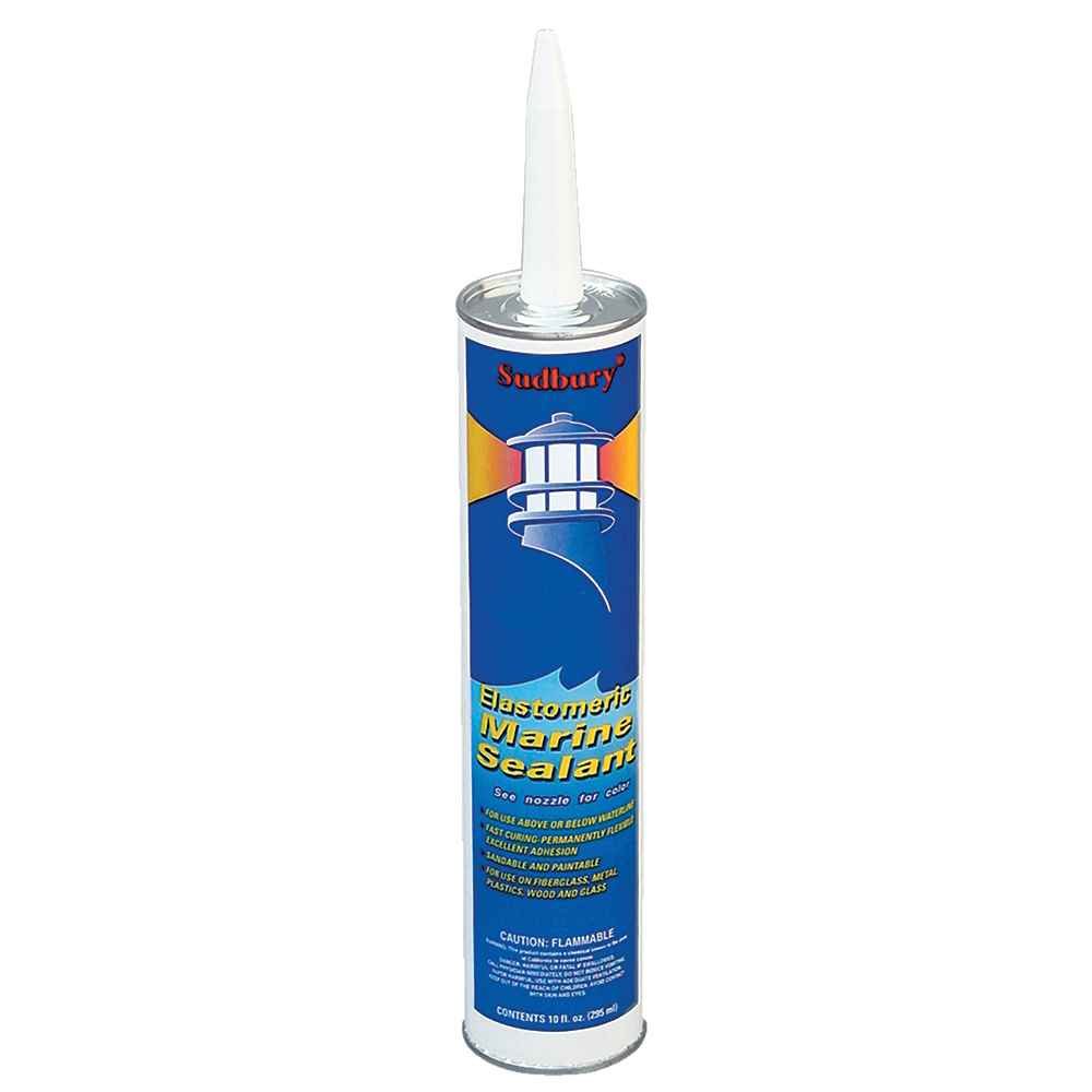 Elastomeric Marine Sealant - 10oz Cartridge - White - Young Farts RV Parts