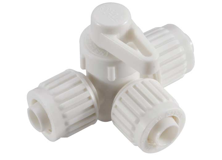 Elkhart Supply 16910 Flair - It Fresh Water By - Pass - 1/2"x1/2"x1/2" - Young Farts RV Parts