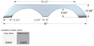 Fender Skirt Icon 01634 - Young Farts RV Parts