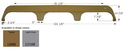 Fender Skirt Icon 12090 - Young Farts RV Parts