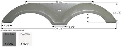 Fender Skirt Icon 12597 - Young Farts RV Parts