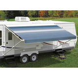 Carefree RV EA208E00 Fiesta Springload Awning Awning Ocean Blue Stripe 20'