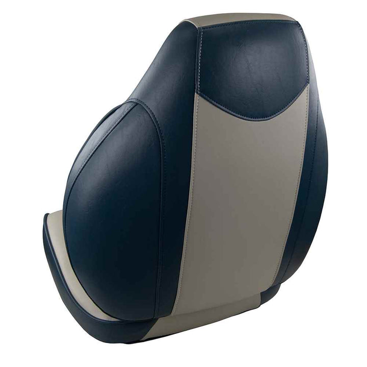 Fish Pro High Back Folding Seat - Blue/Grey - Young Farts RV Parts