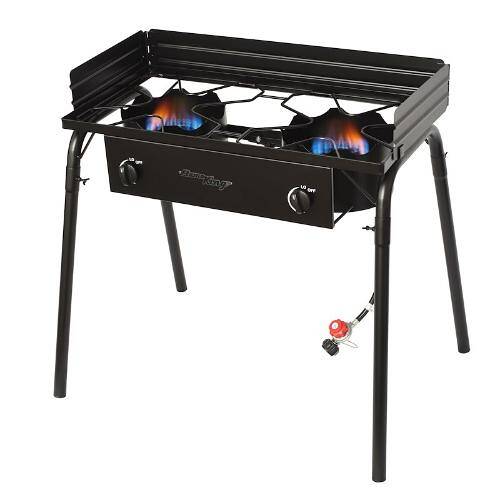 Flame King 60K Btu Double Burner Stove - YSN - DB60K - Young Farts RV Parts