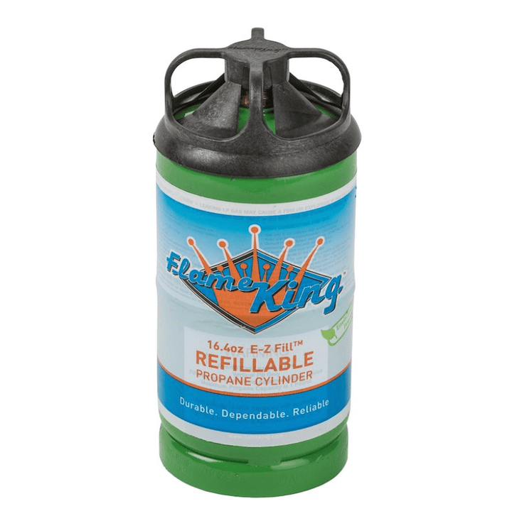 Flame King YSN164 DOT Portable 1 Pound Capacity Vertical Propane Tank - Young Farts RV Parts