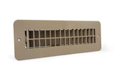 Floor Register 2X10 W/Damper Tan